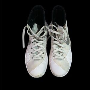 Nike hyperdunk Women's White and Black High-Top Sneakers